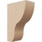 Ekena Millwork 3"W x 6"D x 9"H Classic Greensboro Rough Cedar Woodgrain TimberThane Corbel, Primed Tan CORUR03X06X09GRNRCPR - alternate 1